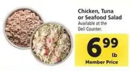Safeway Chicken, Tuna or Seafood Salad offer