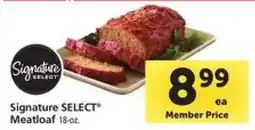 Safeway Signature SELECT Meatloaf offer