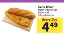 Safeway Garlic Bread offer