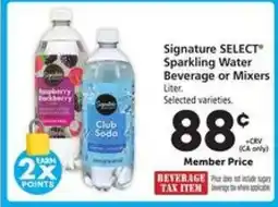 Safeway Signature Select Sparkling Water offer