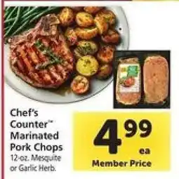Safeway Chef's Counter Marinated Pork Chops offer