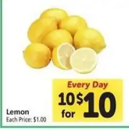 Safeway Lemon offer