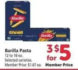 Safeway Barilla Pasta offer