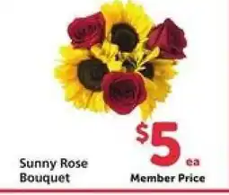 Safeway Sunny Rose Bouquet offer