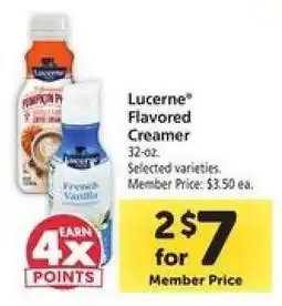 Safeway Lucerne Flavored Creamer offer