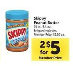 Safeway Skippy Peanut Butter offer