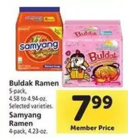 Safeway Buldak Ramen offer