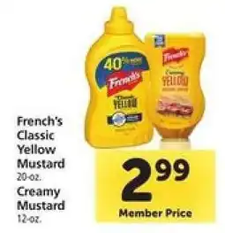 Safeway French's Classic Yellow Mustard offer
