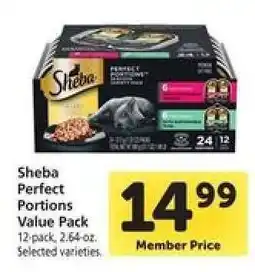 Safeway Sheba Perfect Portions Value Pack offer