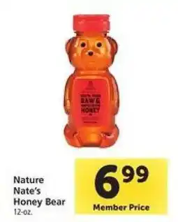 Safeway Nature Nate's Honey Bear offer