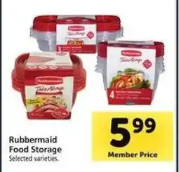 Safeway Rubbermaid Food Storage offer