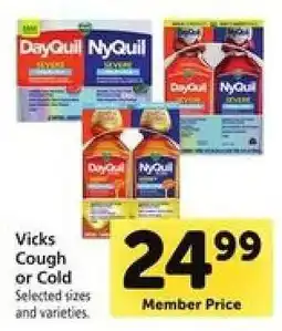Safeway Vicks Cough or Cold offer