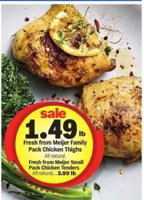 Meijer Fresh from Meijer Family Pack Chicken Thighs offer