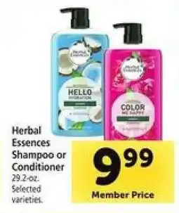 Safeway Herbal Essences Shampoo or Conditioner offer