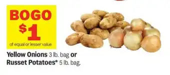 Meijer Yellow Onions or Russet Potatoes offer