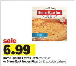 Meijer Home Run Inn Frozen Pizza or Gino’s East Frozen Pizza offer