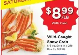 Kroger Wild-Caught Snow Crab offer