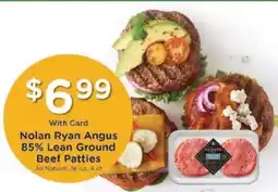Kroger Nolan Ryan Angus 85% Lean Ground Beef Patties offer