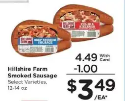 Kroger Hillshire Farm Smoked Sausage offer
