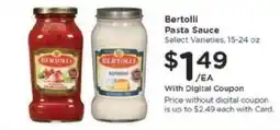 Kroger Bertolli Pasta Sauce offer