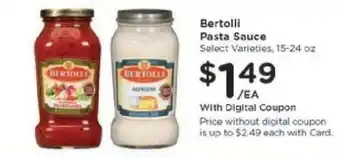 Kroger Bertolli Pasta Sauce offer