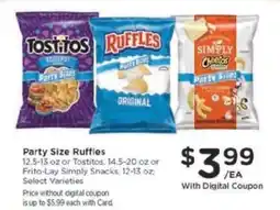 Kroger Party Size Ruffles offer