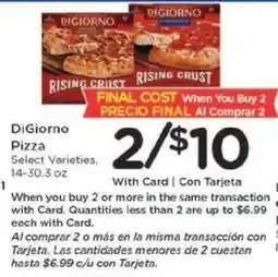 Kroger DiGiorno Pizza offer