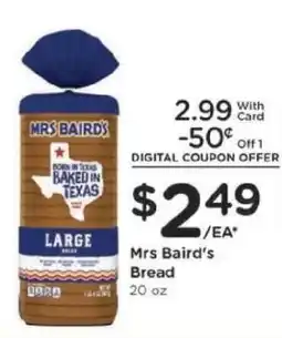 Kroger Mrs Baird's Bread offer