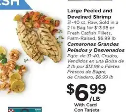 Kroger Large Peeled and Deveined Shrimp offer