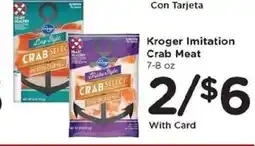 Kroger Kroger Imitation Crab Meat offer