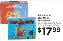 Kroger Saint Arnold, Blue Moon or Karbach offer