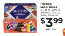 Kroger Marinela Snack Cakes offer