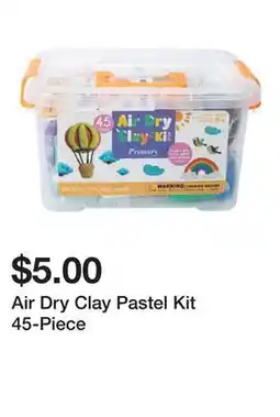 Five Below Air Dry Clay Pastel Kit 45-Piece offer
