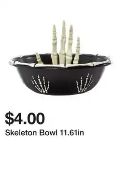 Five Below Skeleton Bowl 11.61in offer