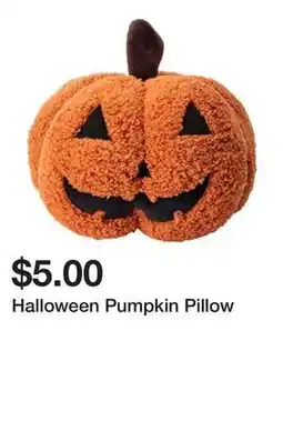 Five Below Halloween Pumpkin Pillow offer