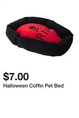 Five Below Halloween Coffin Pet Bed offer
