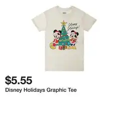 Five Below Disney Holidays Graphic Tee offer