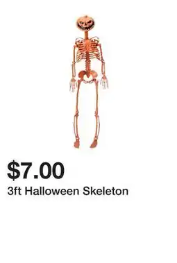 Five Below 3ft Halloween Skeleton offer
