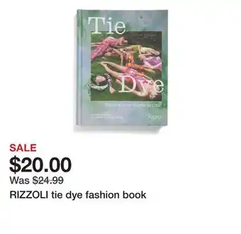Marshalls RIZZOLI tie dye fashion book offer
