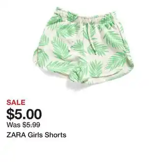 Marshalls ZARA Girls Shorts offer