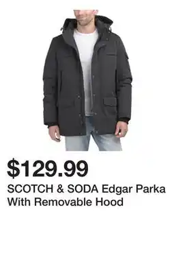 Marshalls SCOTCH & SODA Edgar Parka With Removable Hood offer