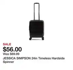 Marshalls JESSICA SIMPSON 24in Timeless Hardside Spinner offer