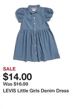 Marshalls LEVIS Little Girls Denim Dress offer