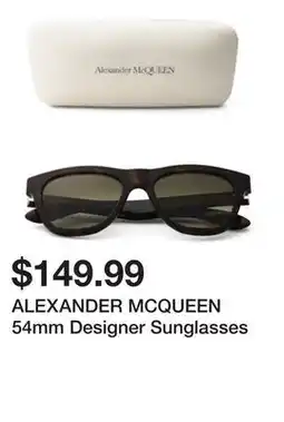 Marshalls ALEXANDER MCQUEEN 54mm Designer Sunglasses offer