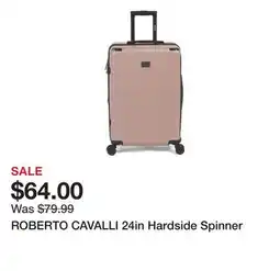 Marshalls ROBERTO CAVALLI 24in Hardside Spinner offer