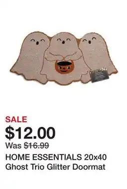 Marshalls HOME ESSENTIALS 20x40 Ghost Trio Glitter Doormat offer