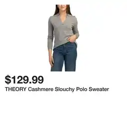 Marshalls THEORY Cashmere Slouchy Polo Sweater offer