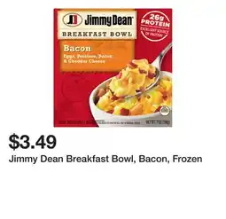 Wegmans Jimmy Dean Breakfast Bowl, Bacon, Frozen offer