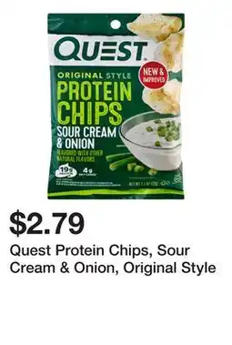 Wegmans Quest Protein Chips, Sour Cream & Onion, Original Style offer