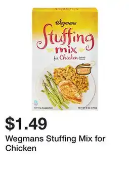 Wegmans Wegmans Stuffing Mix for Chicken offer